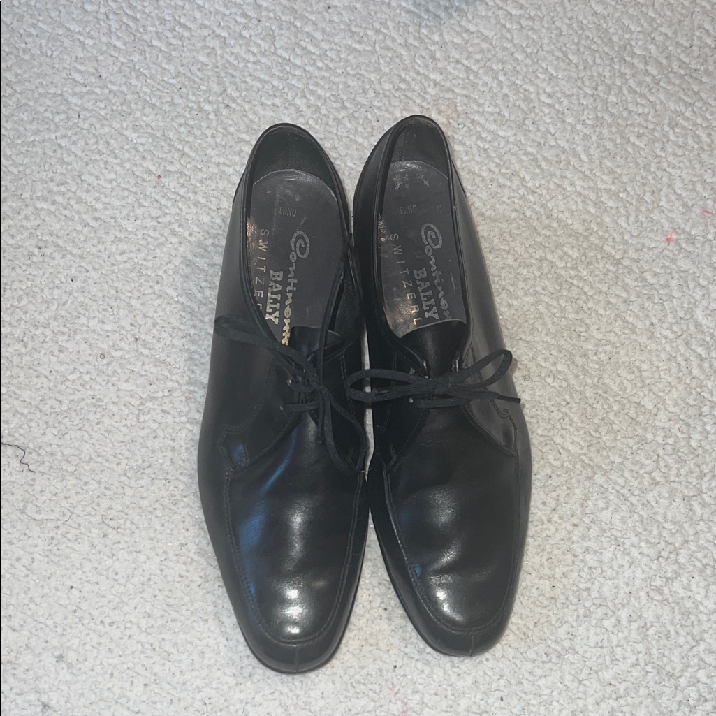 Bally Black Leather Footwear
